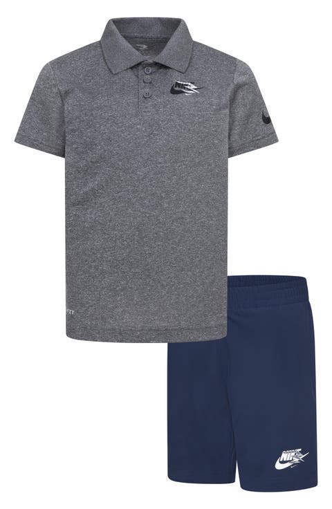 Kids' Dri-FIT Polo & Shorts Set (Little Kid)