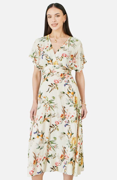 Floral Print Midi Dress
