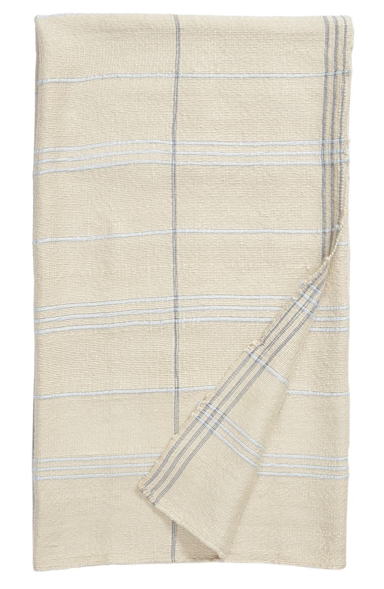 Treasure & Bond Grid Woven Throw Blanket, Main, color,