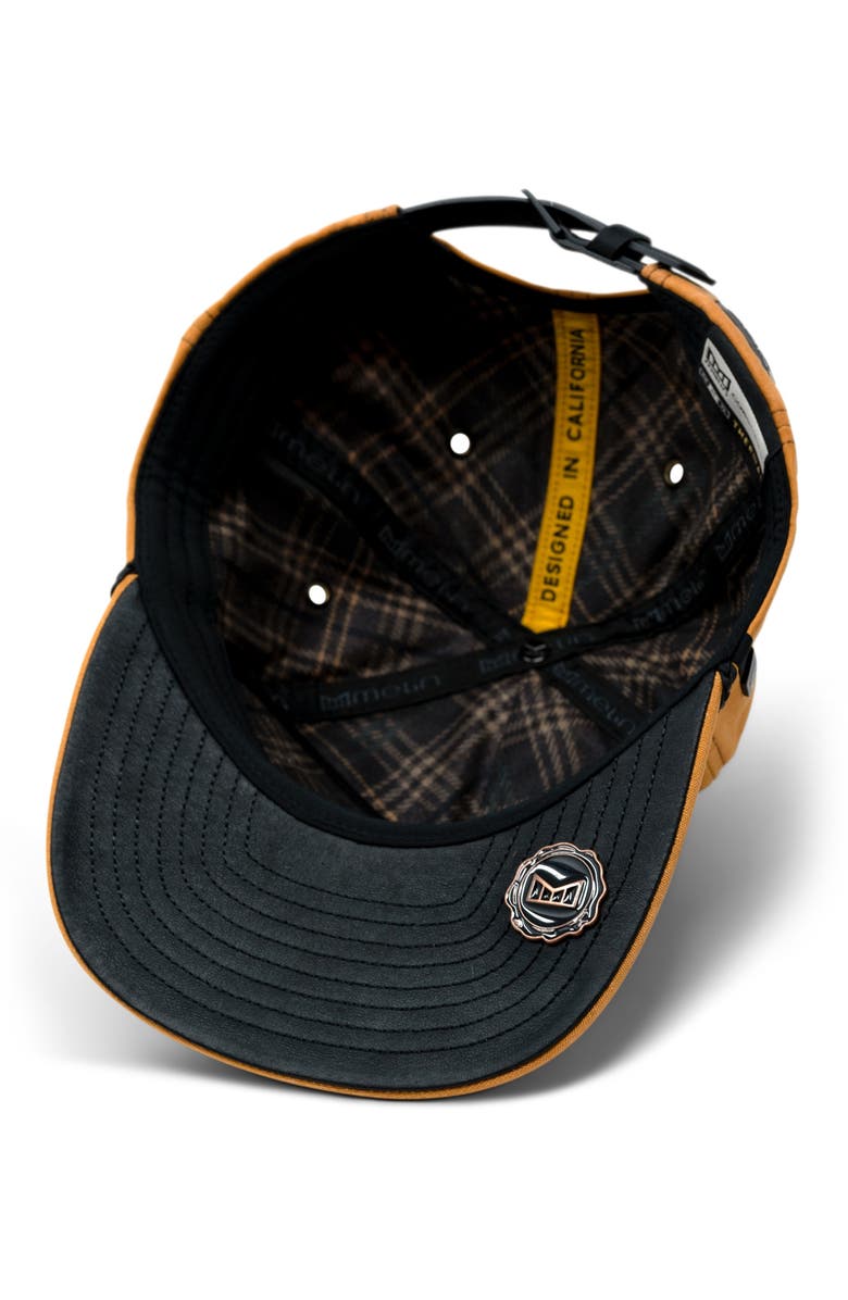 Melin Coronado Brick Thermal Unstructured Wax'd Strapback Hat, Alternate, color, British Khaki