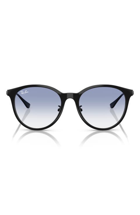 55mm Gradient Round Sunglasses