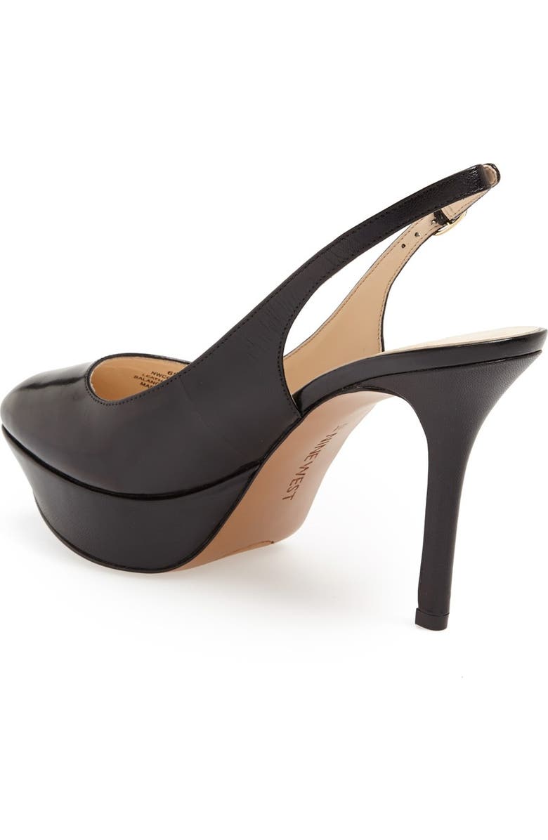 Nine West 'Cozelle' Platform Slingback Pump, Alternate, color,