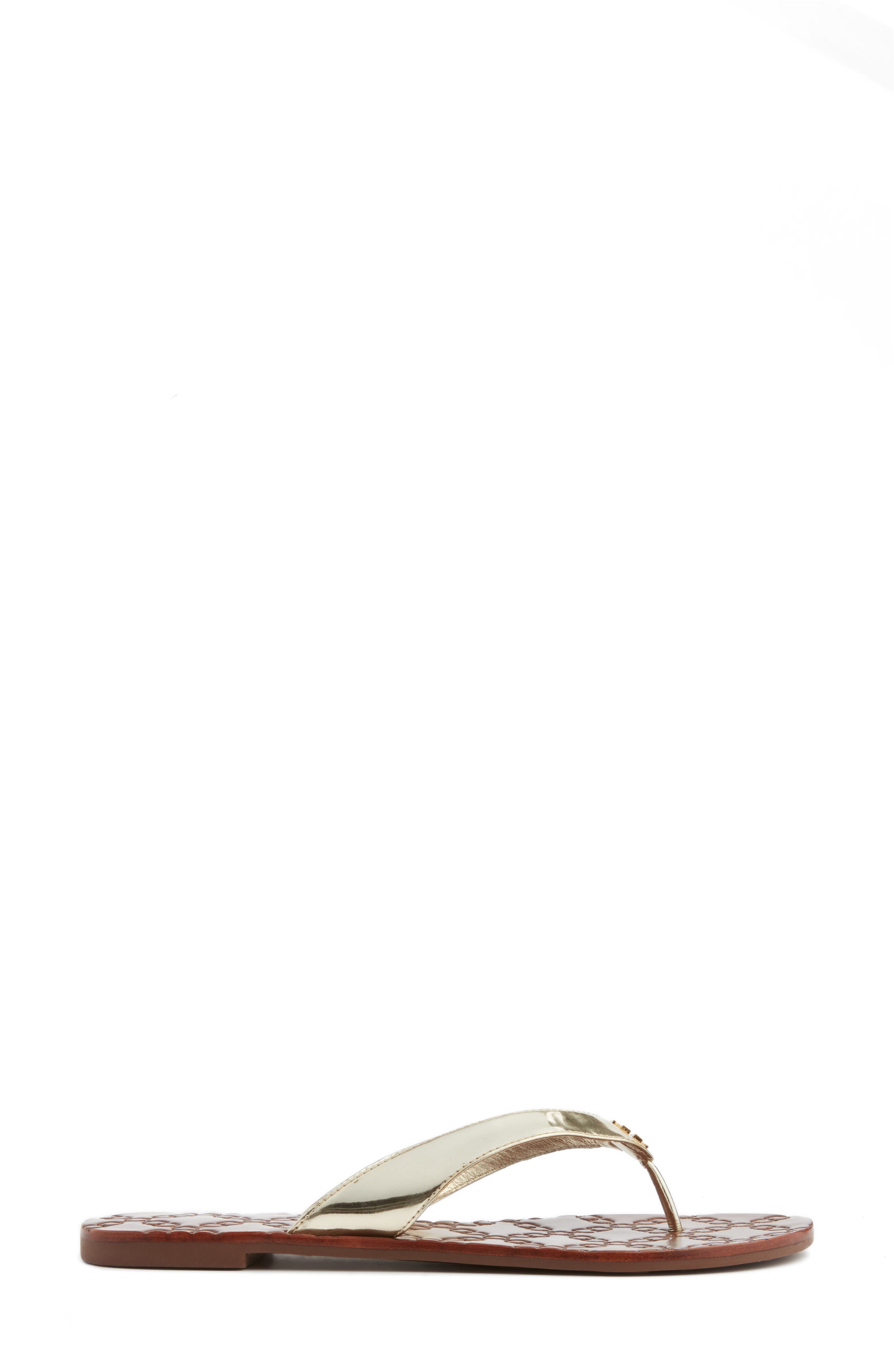 Monroe Flip Flop, Alternate, color, GOLD