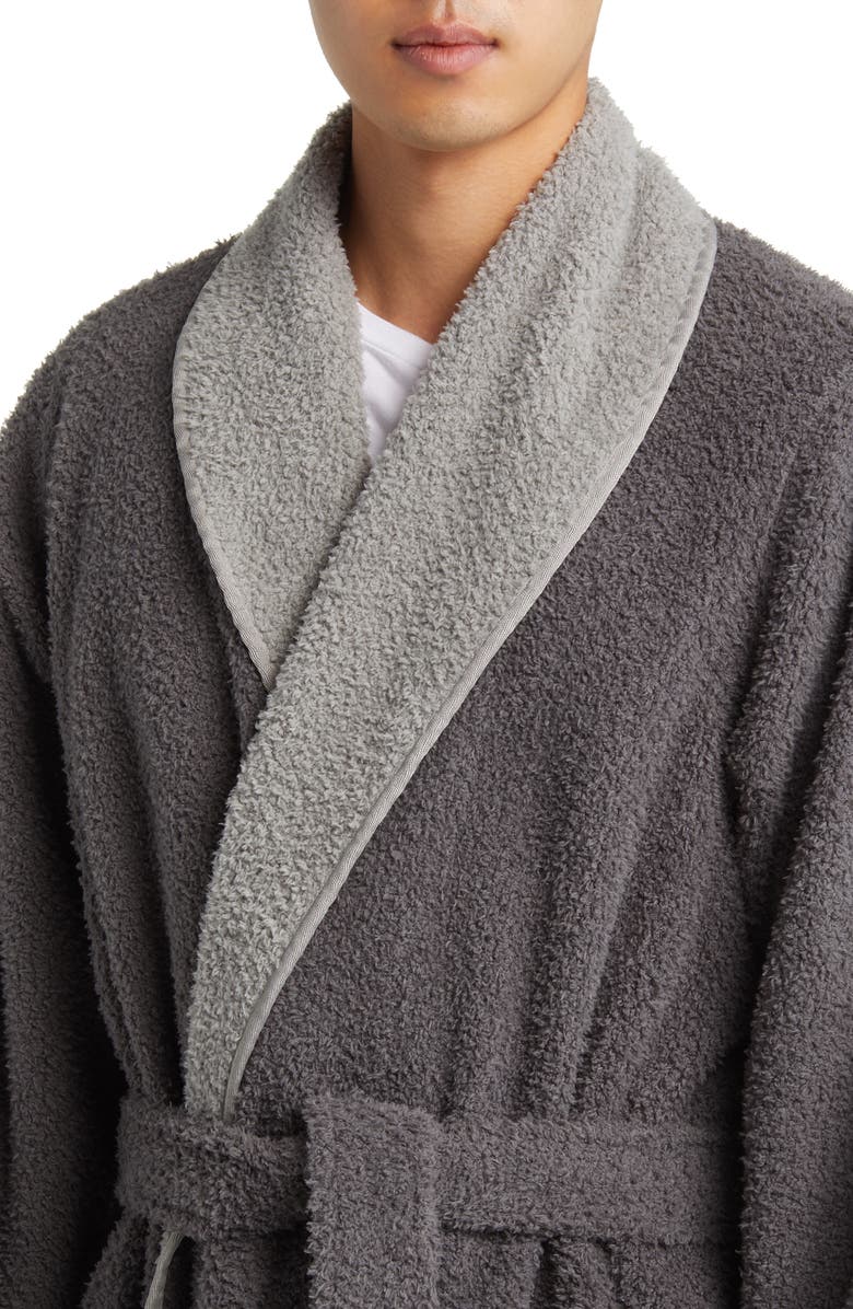 Nordstrom Shawl Collar Bouclé Robe, Alternate, color, 