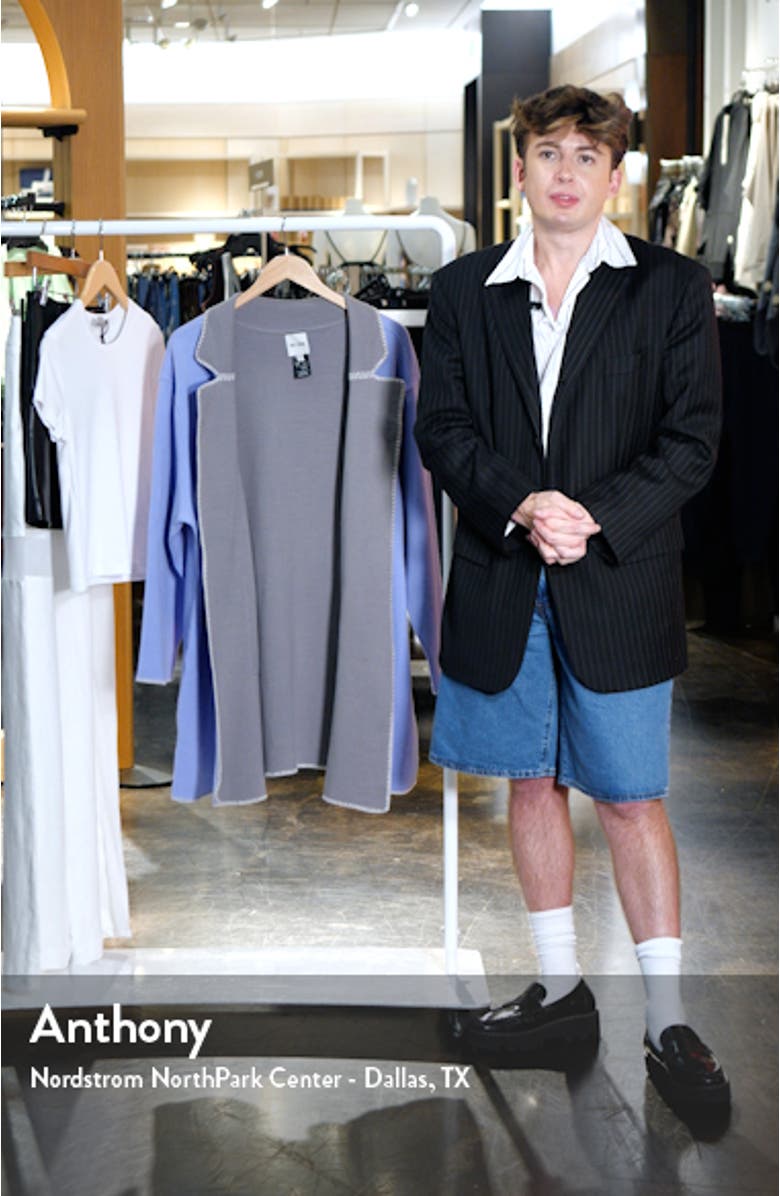 Cool Night Reversible Knit Blazer, sales video thumbnail