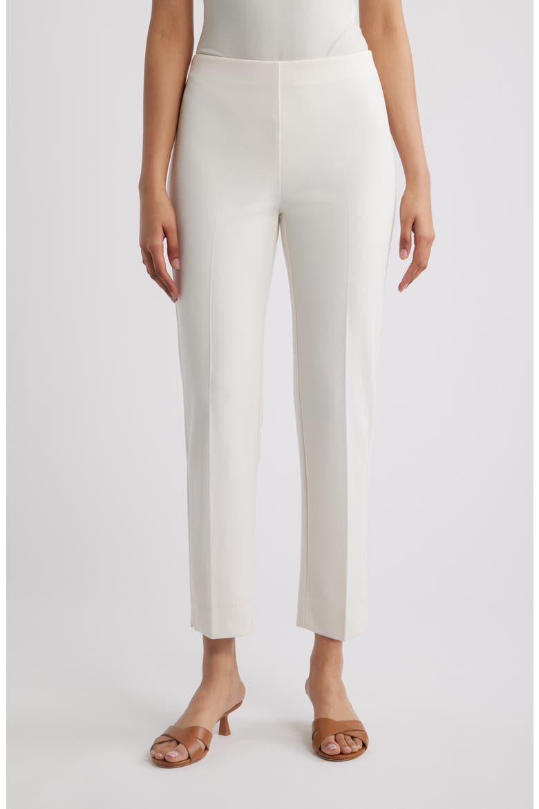 Hollywood Ankle Pants, Main, color, WHITE DOVE