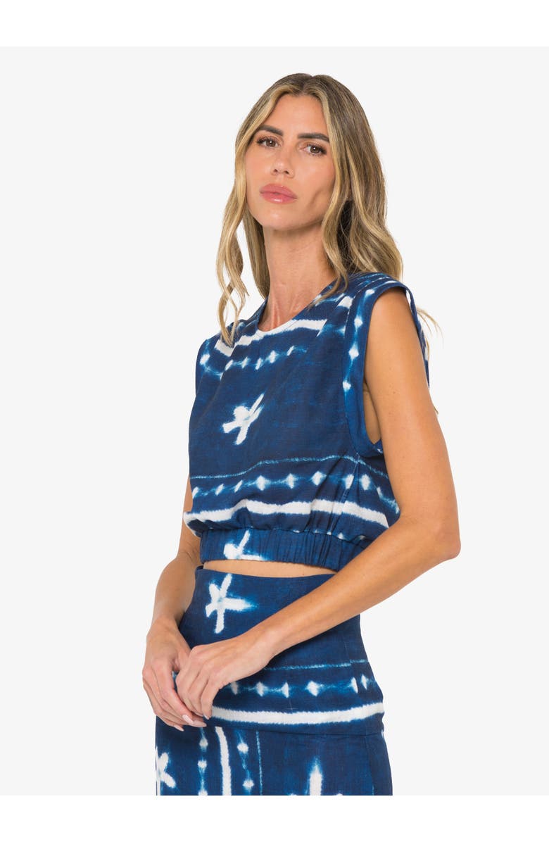 JBQ Anika Top, Main, color, Indigo Shibori
