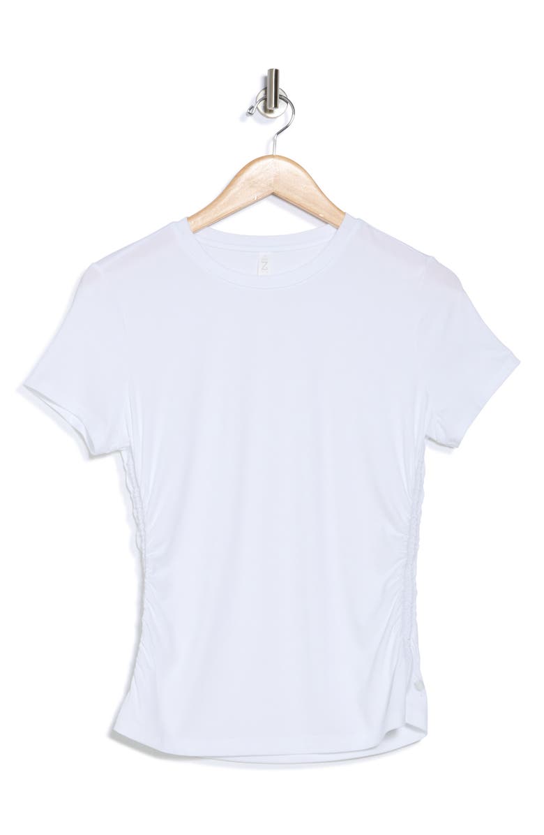 Z by Zella Atmosphere Side Cinched T-Shirt, Alternate, color,