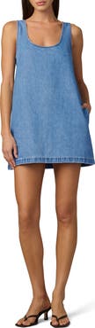 Joe's The Scoop Neck Denim Minidress