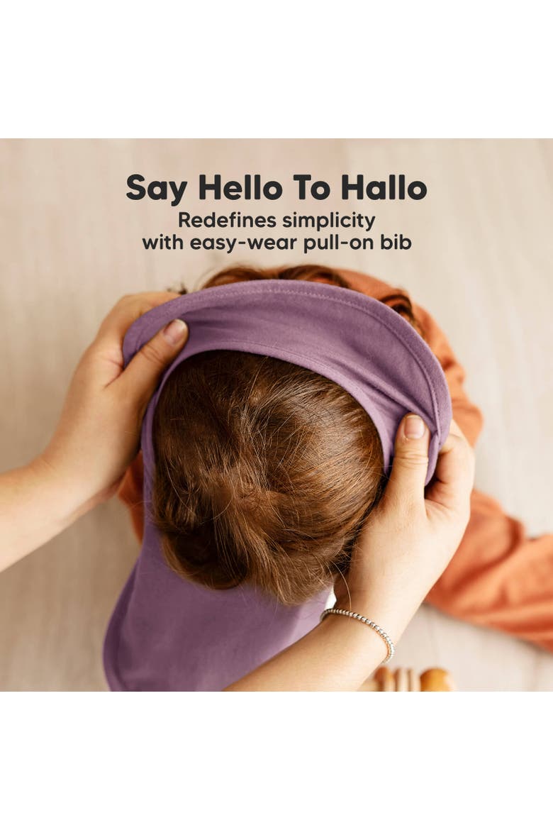 8-Pack Hallo Drool Bibs, Alternate, color, Dahlia