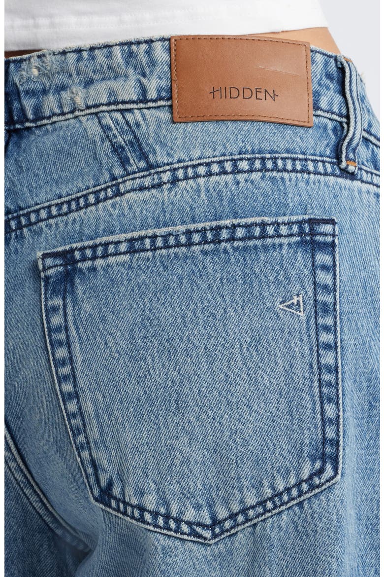 Mid Rise Baggy Wide Leg Jeans, Alternate, color, MEDIUM WASH