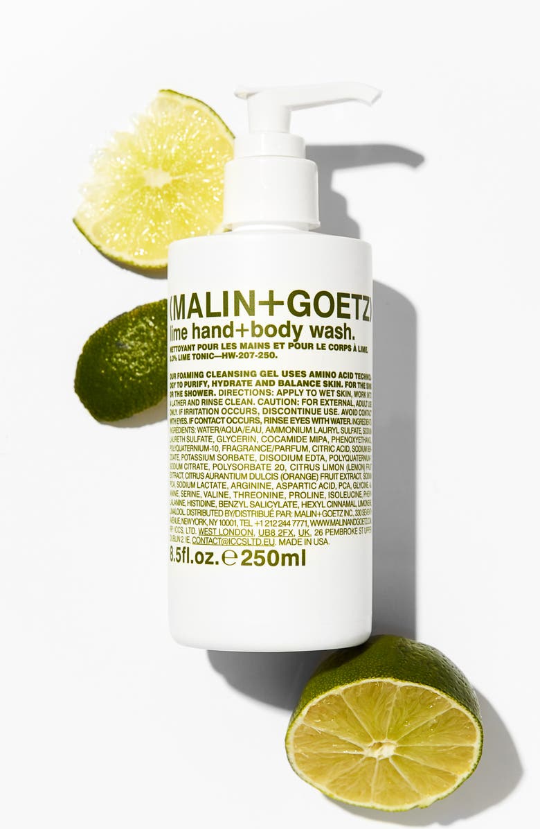 MALIN+GOETZ Lime Hand & Body Wash with Pump, Alternate, color,