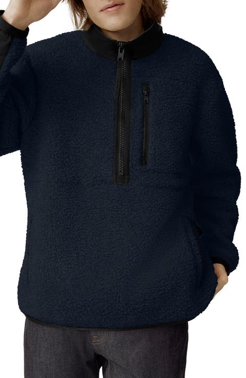 Renfrew Wool Blend Fleece Half Zip Pullover