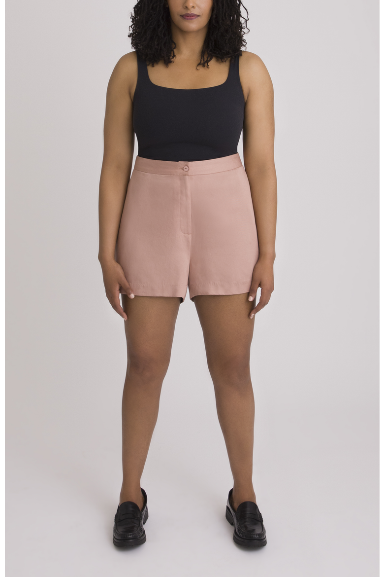 The Anywhere Short For Full Hips And Thighs, Main, color, Melon