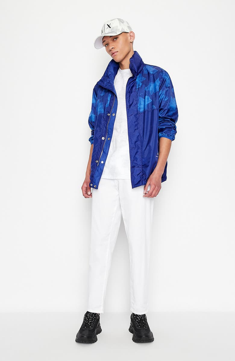 Armani Exchange Floral Cotton Graphic Tee, Alternate, color, 