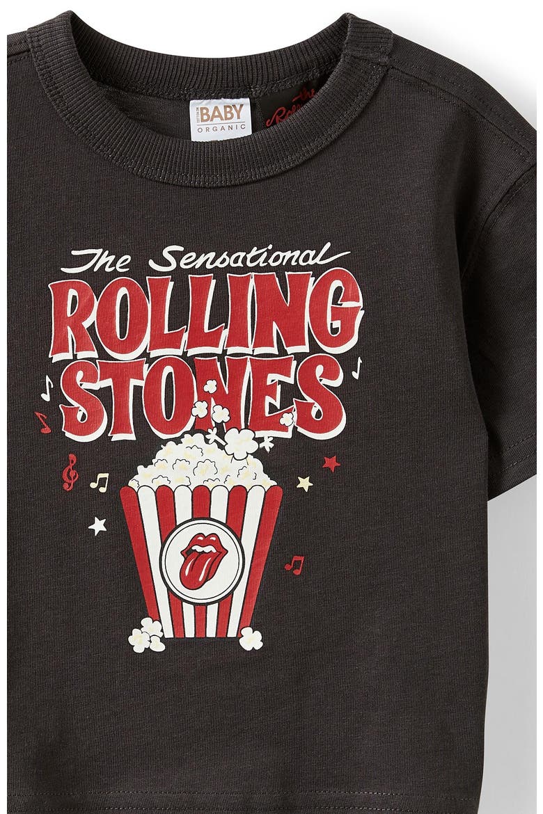 Baby Short Sleeve License Tee, Alternate, color, Phantom Rolling Stones
