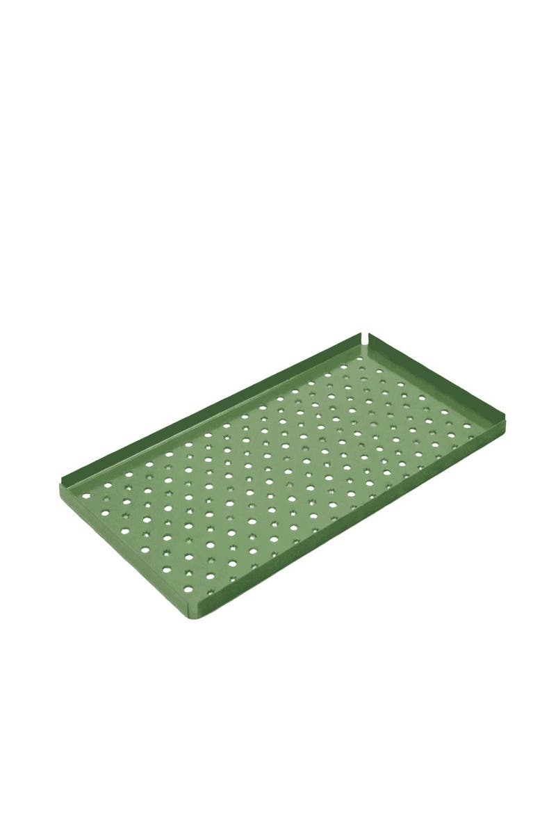 Daisy Rectangle Tray, Main, color, Green