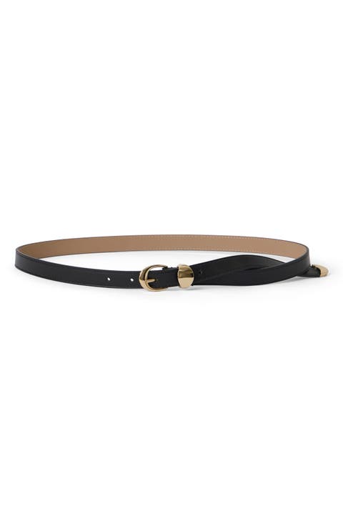 Sammy Skinny Leather Belt