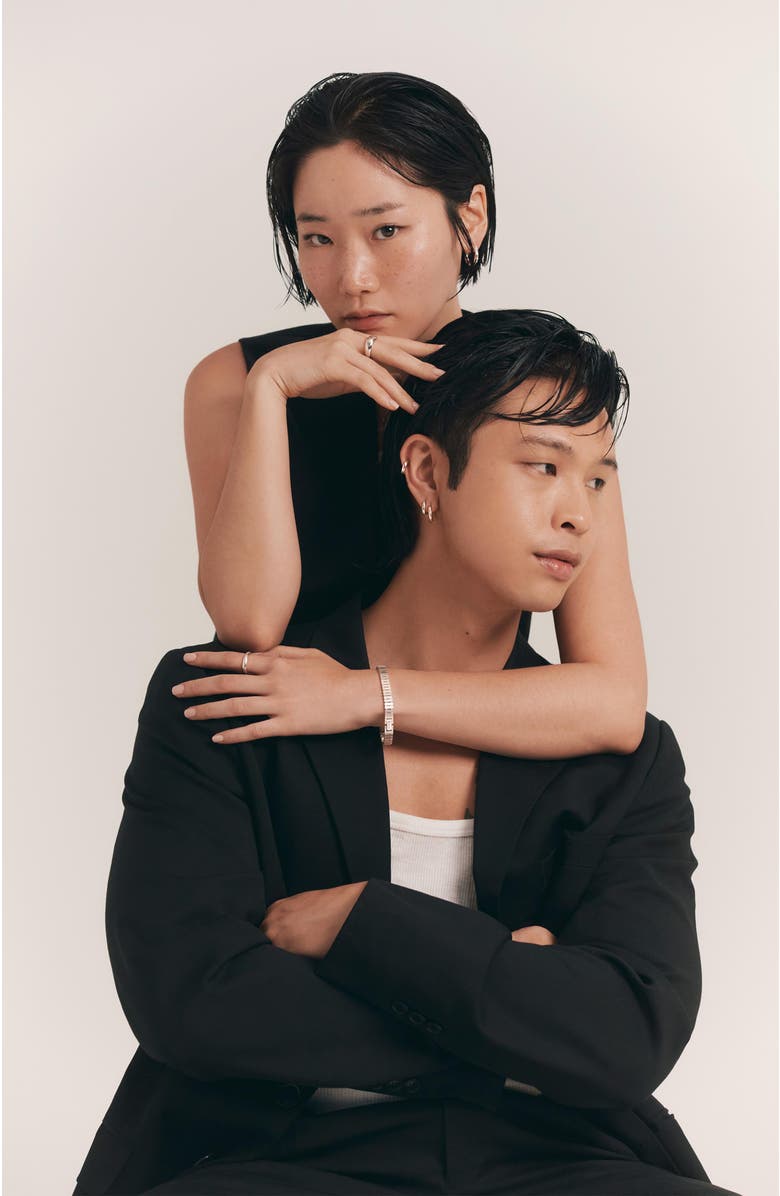 LOUPN Together Ring, Alternate, color, Silver