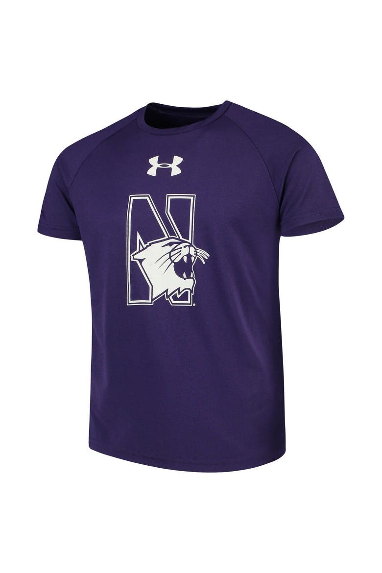 Youth Under Armour Purple Northwestern Wildcats 2.0 Logo Tech T-Shirt, Alternate, color, Purple