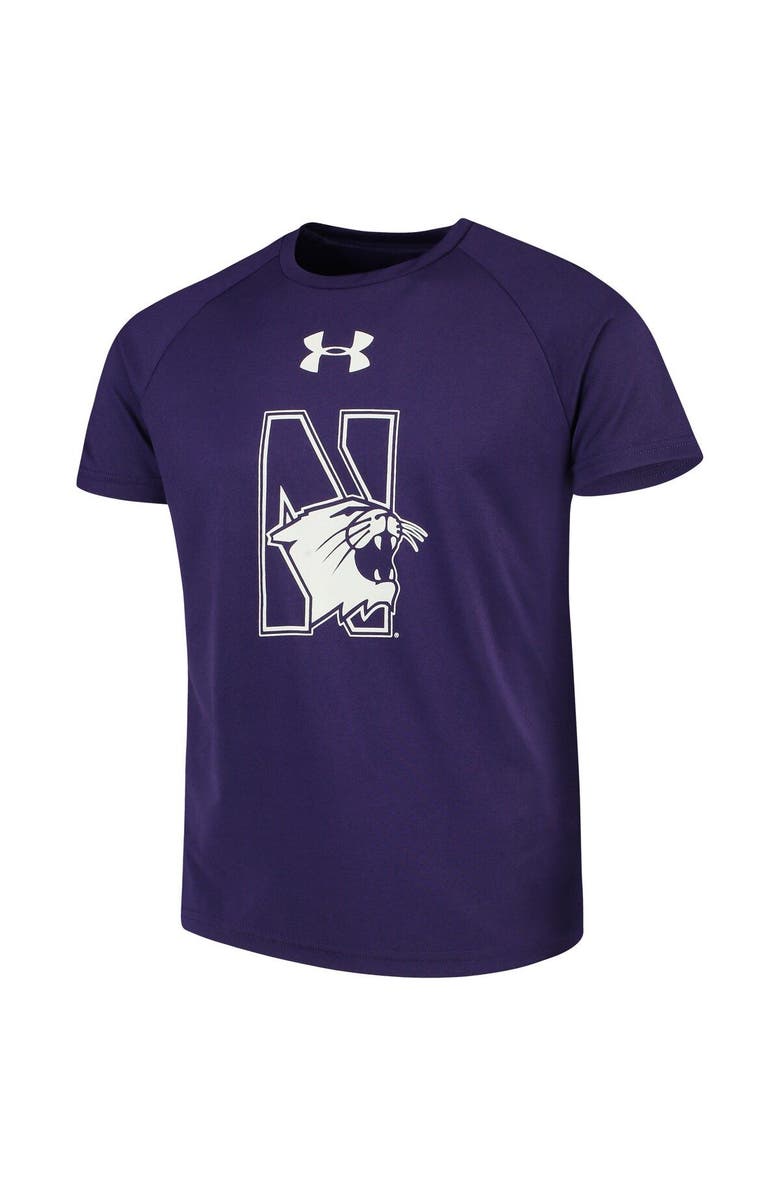 Under Armour Youth Under Armour Purple Northwestern Wildcats 2.0 Logo Tech T-Shirt, Alternate, color, 