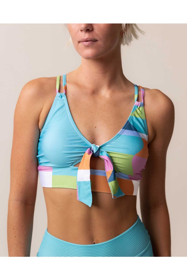 High Tide Bralette Swim Top, Main, color, Evo