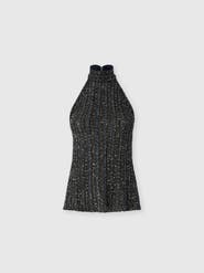 Missoni Halterneck Top With Sequin Applications
