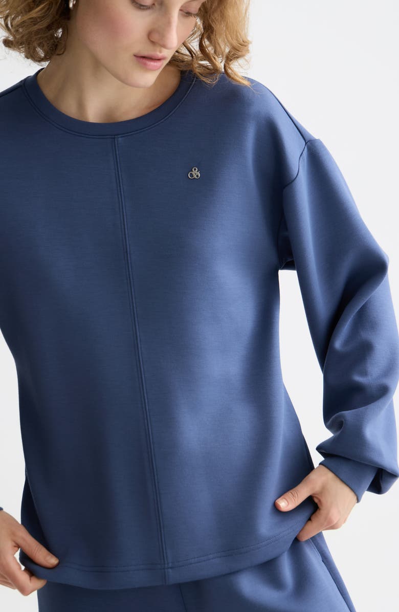 Scotch & Soda Relaxed Sweatshirt, Alternate, color, Ocean