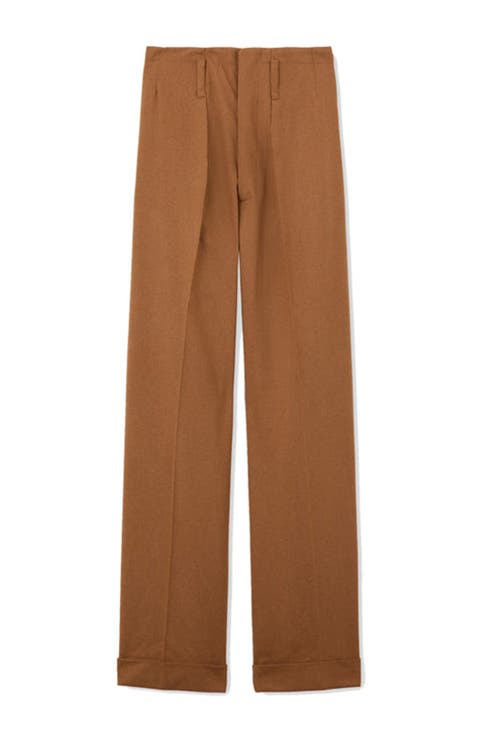 Farrah Pences Flannel Trousers