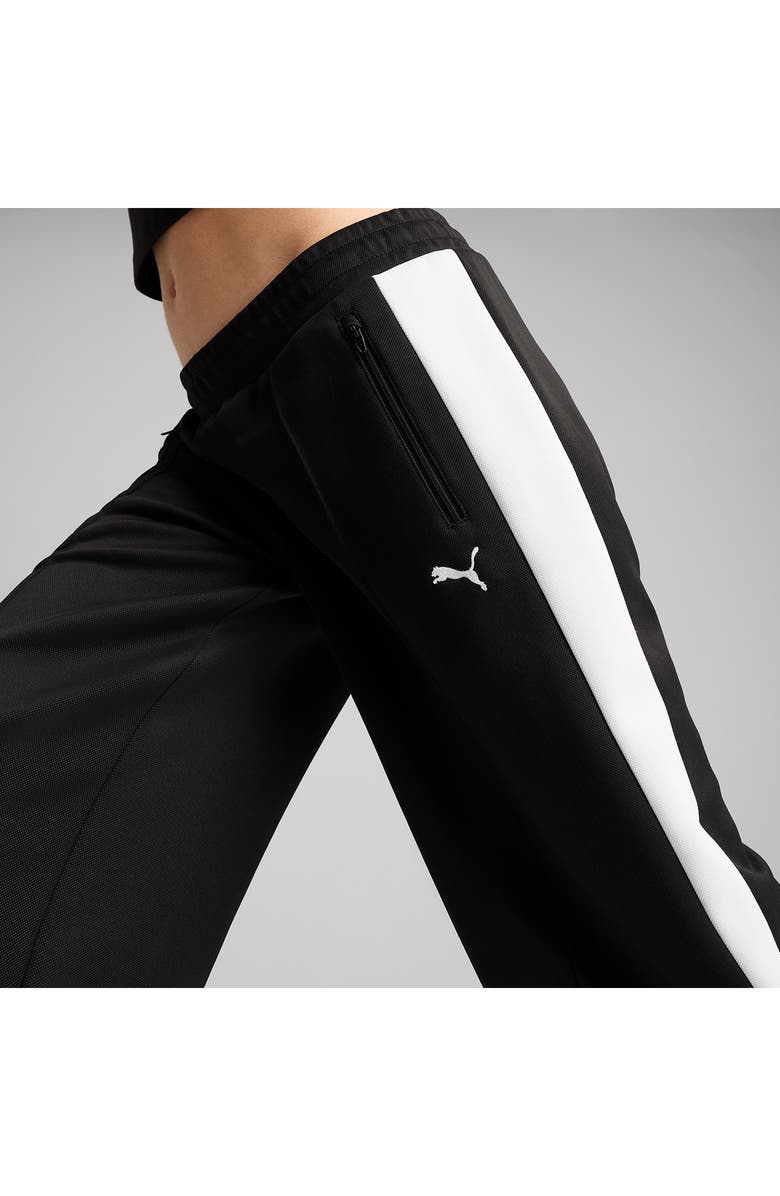 PUMA T7 Low Rise Track Pants, Alternate, color, Puma Black
