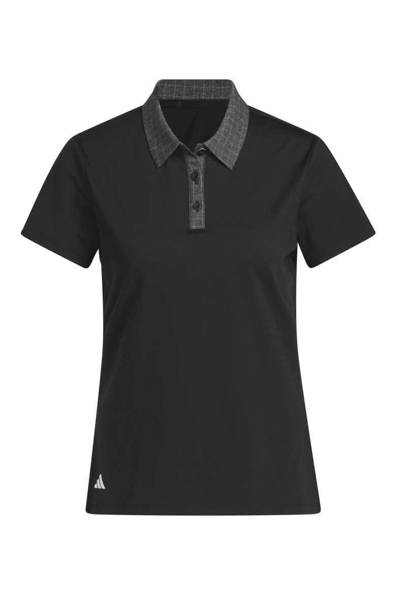 Grid Climacool Golf Polo, Alternate, color, BLACK