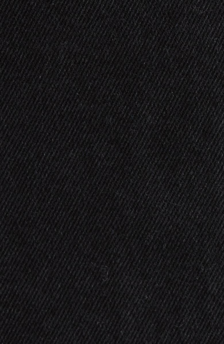 HONOR THE GIFT Fray Hem Denim Bermuda Shorts, Alternate, color, Black