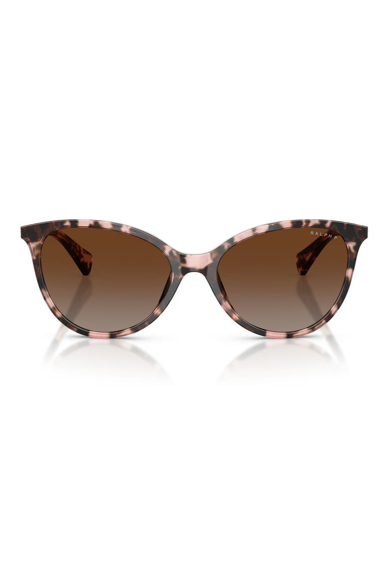 57mm Polarized Phantos Sunglasses, Main, color, ROSE HAVANA / BROWN POLAR