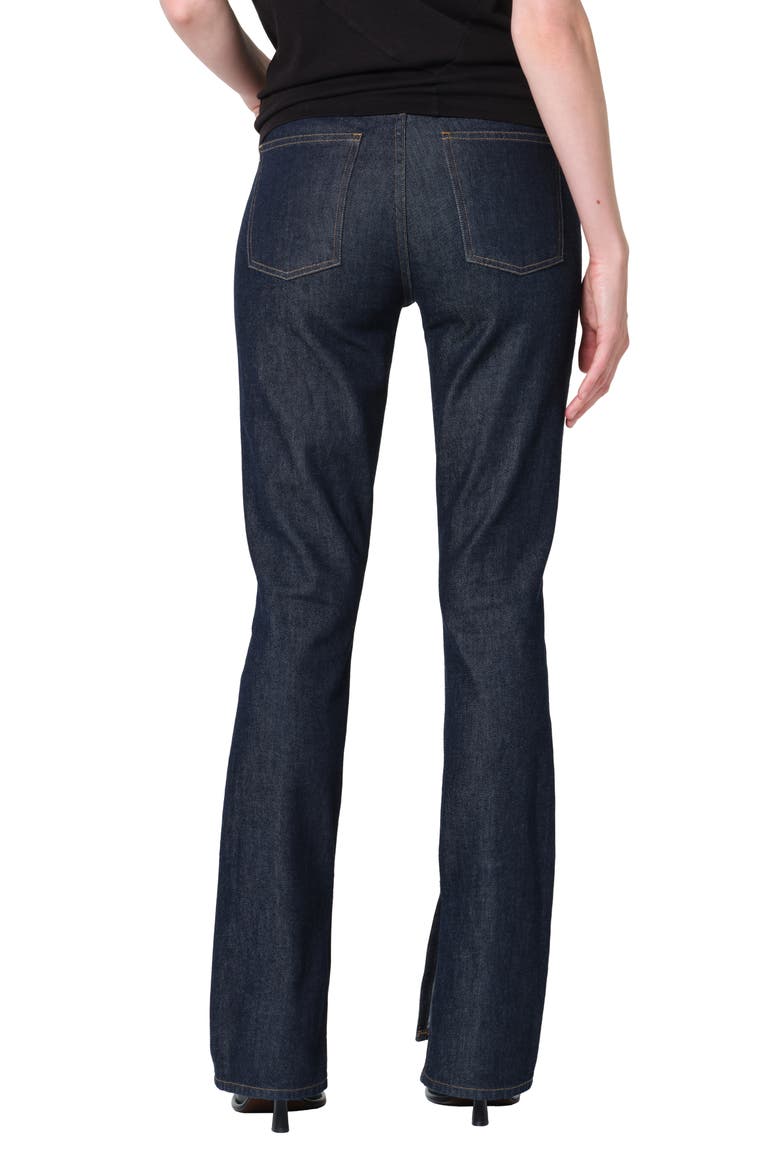 Ingram High Waist Split Hem Skinny Jeans, Alternate, color, RINSE DARK INDIGO