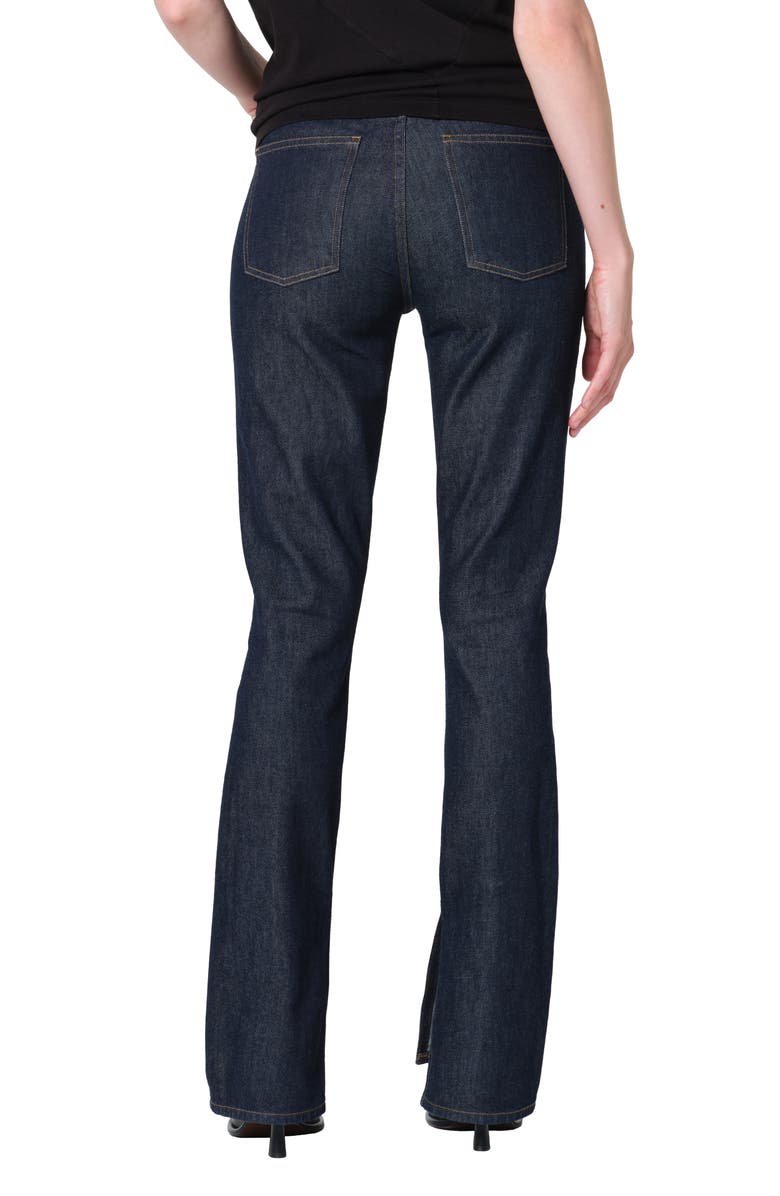 AGOLDE Ingram High Waist Split Hem Skinny Jeans, Alternate, color, Rinse Dark Indigo