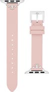 Tory Burch Leather 14mm Apple Watch® Watchband