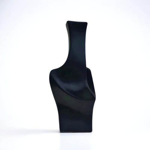Dina Decor Geo Black Short Vase In Black