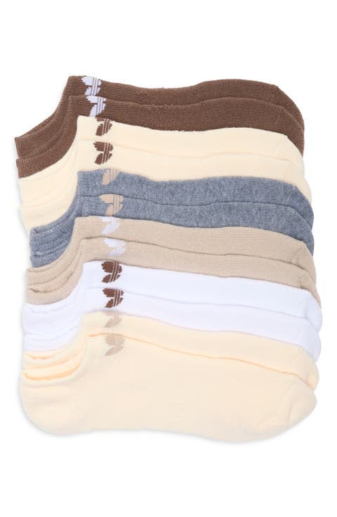 Originals Trefoil 6 Pack No Show Socks