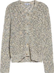 Veronica Beard Drummond Semisheer Cotton Blend Cardigan