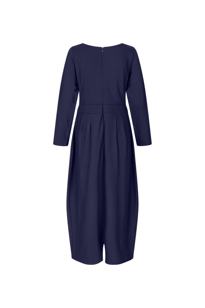MaNaelise Long Sleeve Maxi Dress, Alternate, color, Navy Blazer