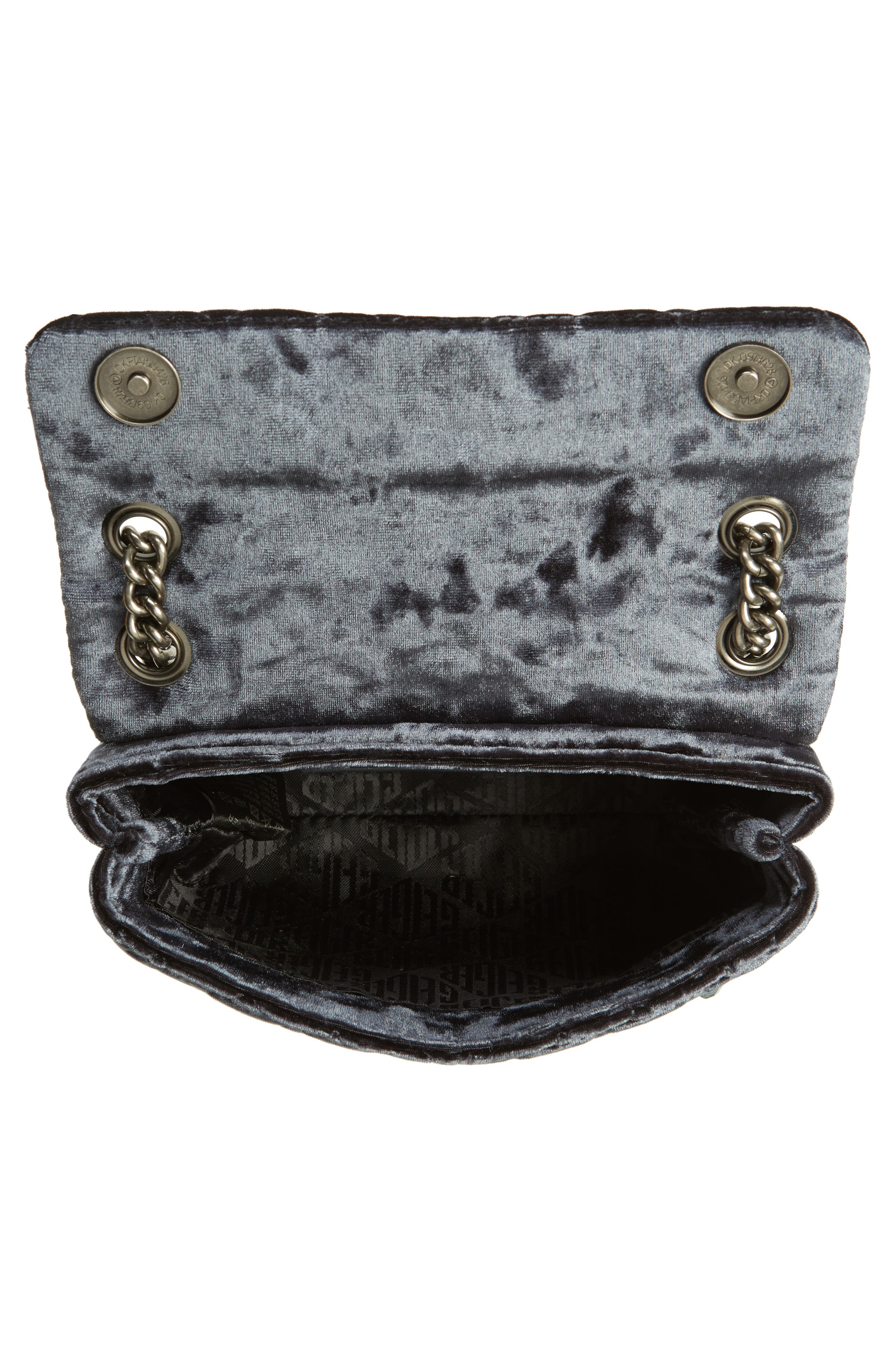 Kurt Geiger London Mini Brixton Velvet Shoulder Bag, Alternate, color, 