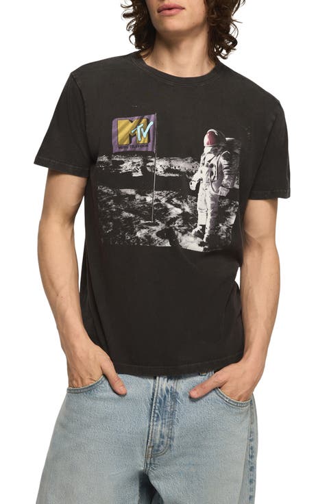MTV Moon Man Graphic T-Shirt