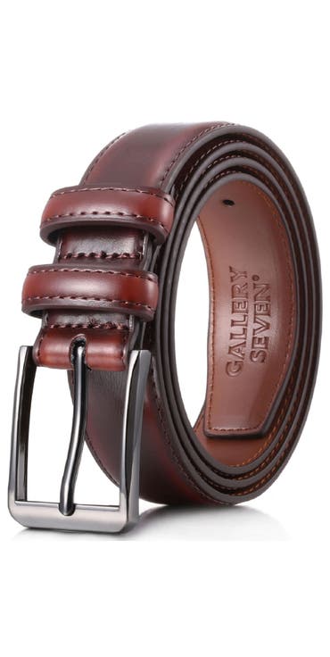 Traditional Leather Dress Belt