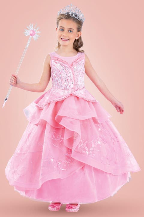 Wicked Deluxe Glinda Girls Costume