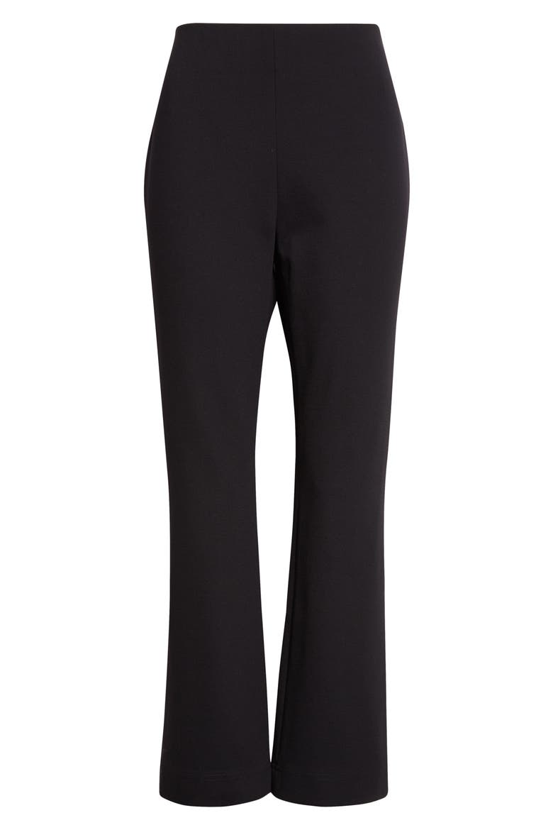Cindy Jersey Bootcut Pants, Alternate, color, BLACK
