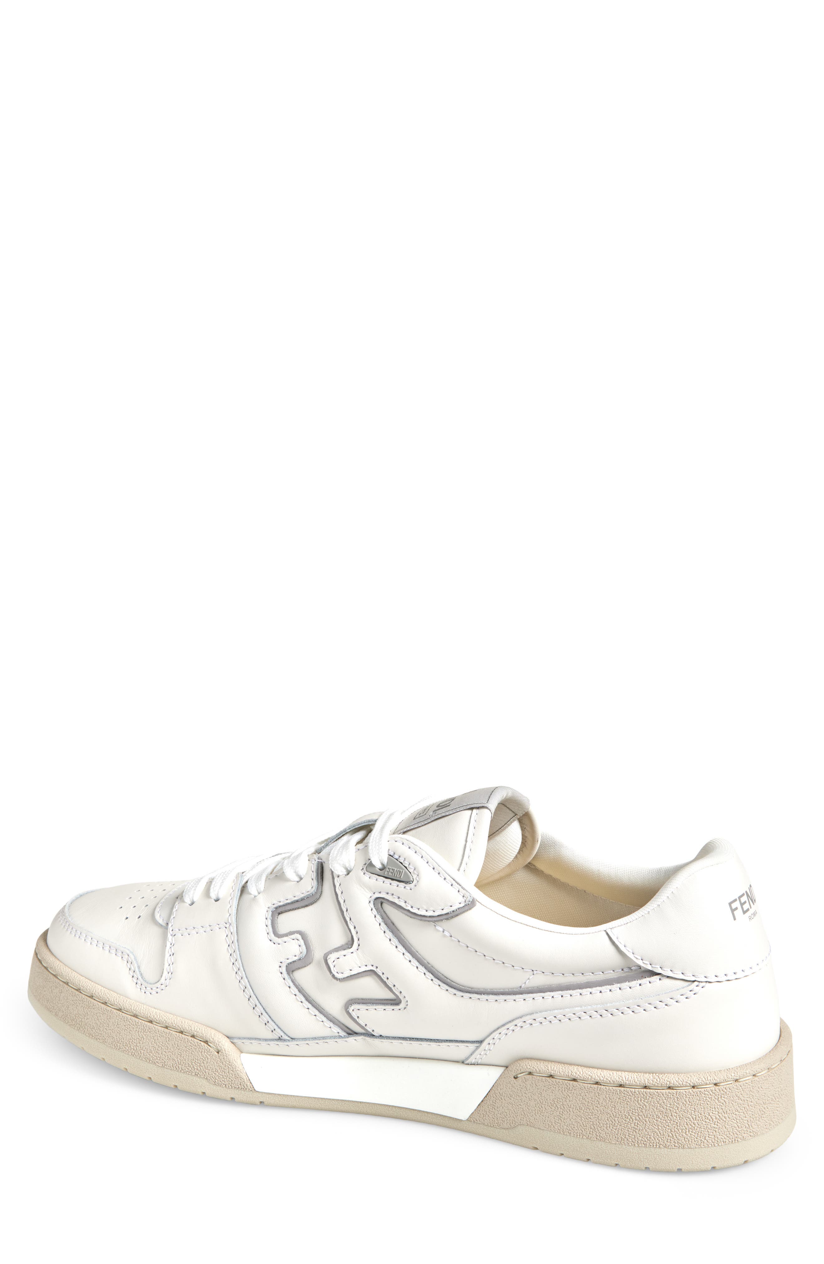 Fendi FF Match Sneaker, Alternate, color, Bia/Bia/Gri Ch/Gri C