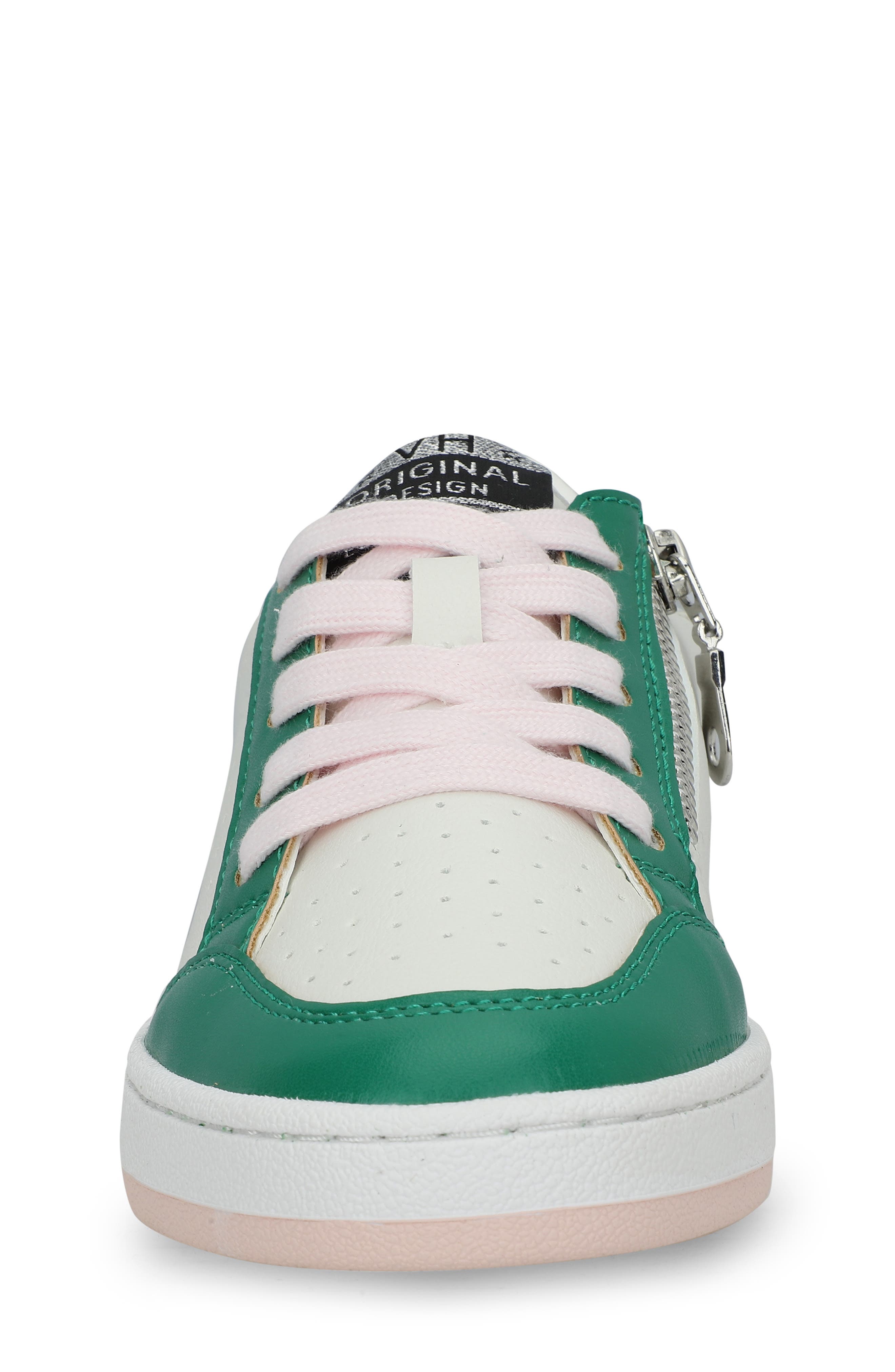 Vintage Havana Kids' Edna Sneaker, Alternate, color, White/ Green
