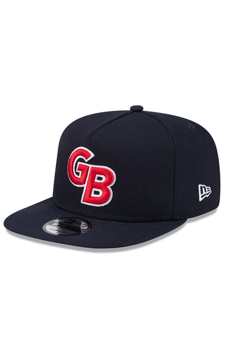 New Era Men's New Era  Navy Great Britain Baseball 2026 World Baseball Classic 9FIFTY A-Frame Snapback Hat, Alternate, color, Navy
