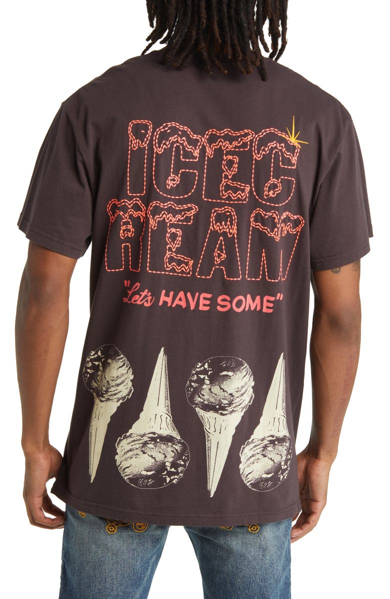 ICECREAM Let's Have Some Oversize Embroidered Graphic T-Shirt, Alternate, color, 