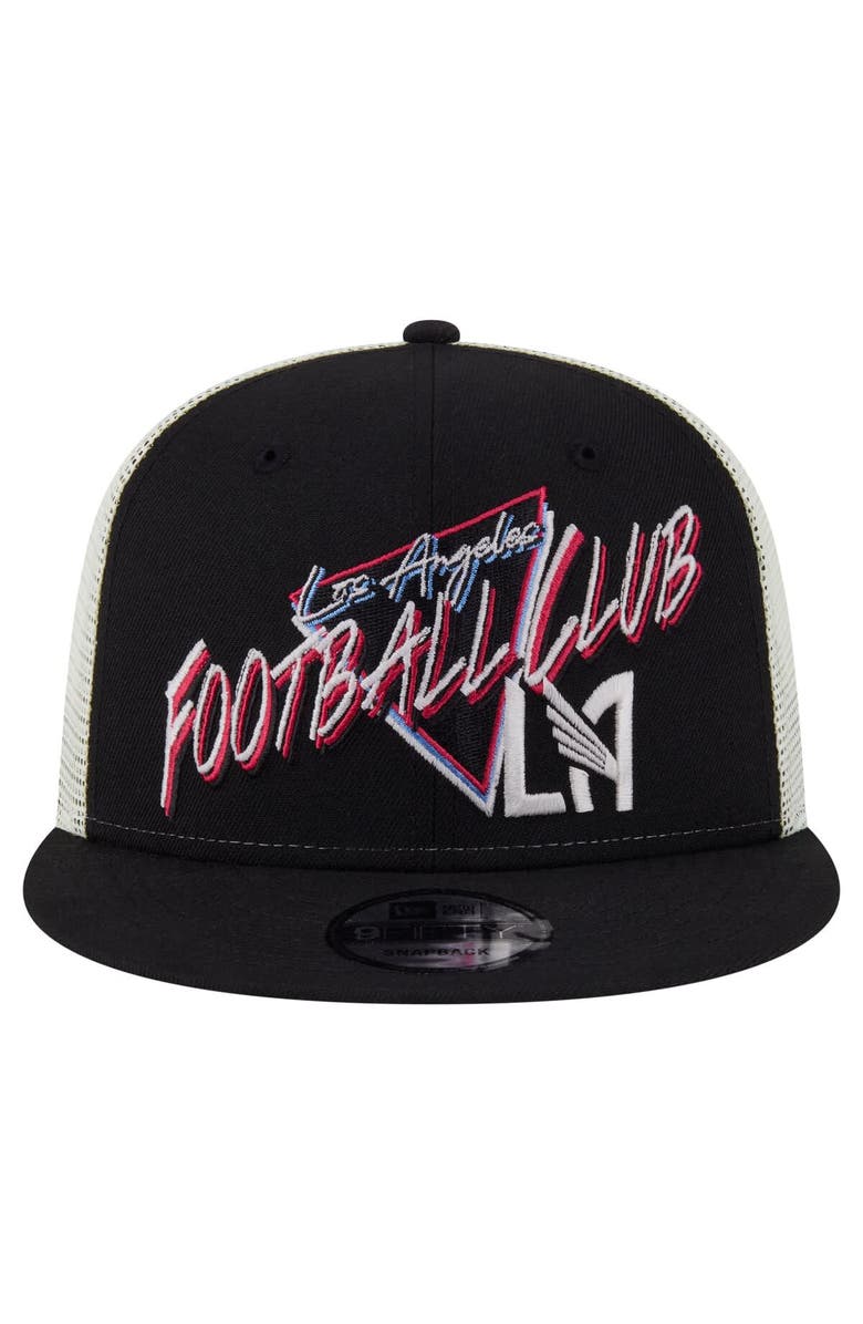 New Era Men's New Era Black LAFC Neon 9FIFTY Snapback Hat, Alternate, color, Black